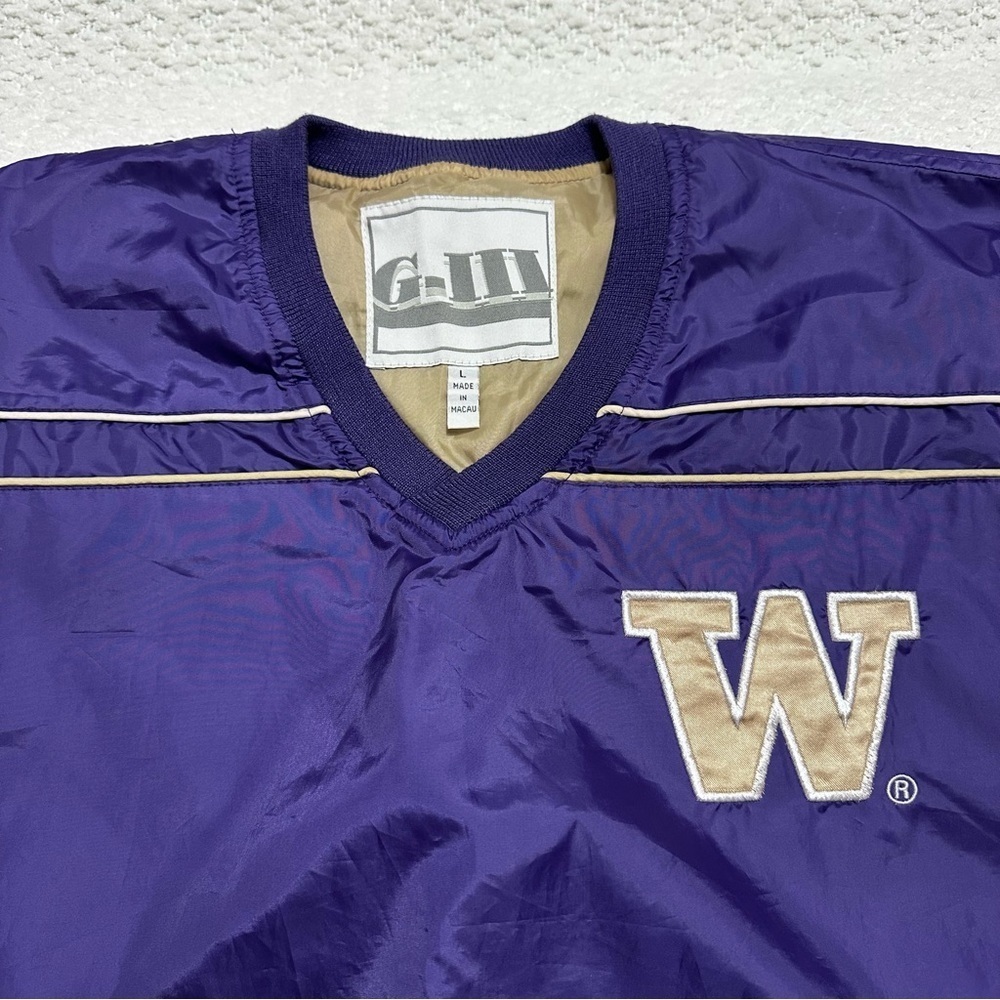 G-III Washington Huskies Purple Pullover Men’s Size Large - Picture 2 of 8
